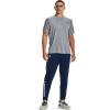 imageUnder Armour Mens Tech 20 VNeck ShortSleeve TShirtSteel Light Heather 036Black