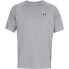 imageUnder Armour Mens Tech 20 VNeck ShortSleeve TShirtSteel Light Heather 036Black