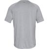 imageUnder Armour Mens Tech 20 VNeck ShortSleeve TShirtSteel Light HeatherBlack