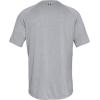 imageUnder Armour Mens Tech 20 VNeck ShortSleeve TShirtSteel Light HeatherBlack