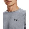 imageUnder Armour Mens Tech 20 VNeck ShortSleeve TShirtSteel Light HeatherBlack
