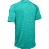 imageUnder Armour Mens Tech 20 VNeck ShortSleeve TShirtTeal Rush 454Pitch Gray