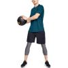 imageUnder Armour Mens Tech 20 VNeck ShortSleeve TShirtTeal Vibe