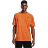 imageUnder Armour Mens Tech 20 VNeck ShortSleeve TShirtVibe Orange 850Black