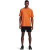 imageUnder Armour Mens Tech 20 VNeck ShortSleeve TShirtVibe Orange 850Black