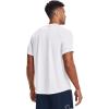 imageUnder Armour Mens Tech 20 VNeck ShortSleeve TShirtWhite 100Overcast Gray