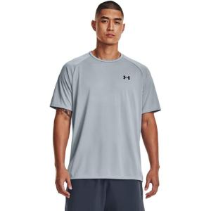 imageUnder Armour Mens Tech 20 VNeck ShortSleeve TShirt465 Harbor Blue   Black