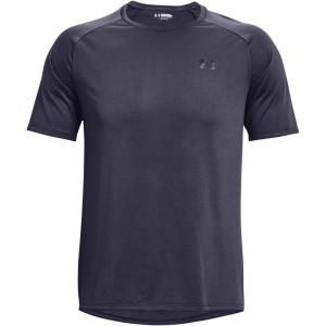 imageUnder Armour Mens Tech 20 VNeck ShortSleeve TShirt558 Tempered Steel   Midnight Navy