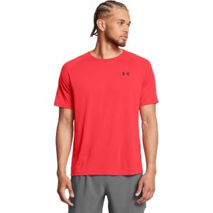 imageUnder Armour Mens Tech 20 VNeck ShortSleeve TShirt713 Racer Red   Black