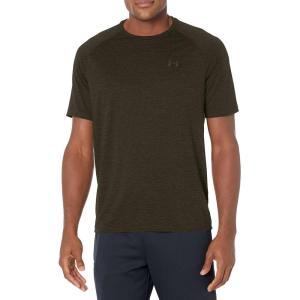 imageUnder Armour Mens Tech 20 VNeck ShortSleeve TShirtArtillery Green