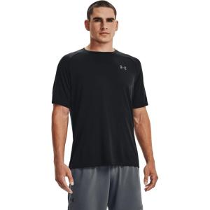 imageUnder Armour Mens Tech 20 VNeck ShortSleeve TShirtBlack  Graphite  001