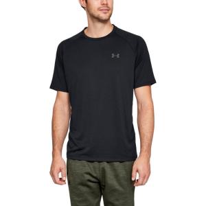 imageUnder Armour Mens Tech 20 VNeck ShortSleeve TShirtBlack 001Graphite