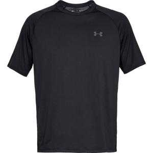 imageUnder Armour Mens Tech 20 VNeck ShortSleeve TShirtBlackGraphite