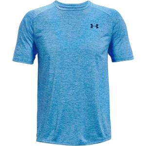 imageUnder Armour Mens Tech 20 VNeck ShortSleeve TShirtBrilliant Blue 787Academy Blue