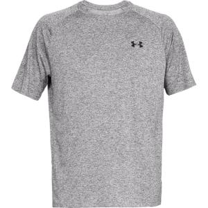 imageUnder Armour Mens Tech 20 VNeck ShortSleeve TShirtCharcoal Light Heath 019Black