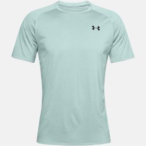 imageUnder Armour Mens Tech 20 VNeck ShortSleeve TShirtEnamel Blue 477Black