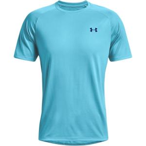imageUnder Armour Mens Tech 20 VNeck ShortSleeve TShirtFresco Blue 481Acaemy