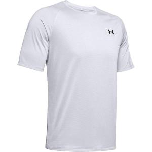 imageUnder Armour Mens Tech 20 VNeck ShortSleeve TShirtHalo Gray 014Black