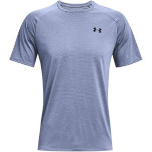 imageUnder Armour Mens Tech 20 VNeck ShortSleeve TShirtWashed Blue 420Black