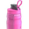 imageUNDER ARMOUR 32oz Playmaker Squeeze Water BottleRebel Pink