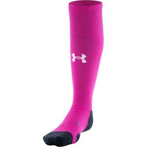 imageUnder Armour Adult Team OverTheCalf Socks 1PairTropic Pink  Black  White