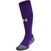 imageUnder Armour Kids Youth Magnetico Over the Calf Socks 1 Pack500 Purple  Pitch Gray  White