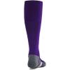 imageUnder Armour Kids Youth Magnetico Over the Calf Socks 1 Pack500 Purple  Pitch Gray  White