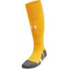 imageUnder Armour Kids Youth Magnetico Over the Calf Socks 1 Pack750 Steeltown Gold  Pitch Gray  White
