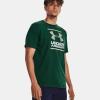 imageUnder Armour Mens Global Foundation ShortSleeve TShirt322 Greenwood  White  Grove Green
