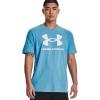 imageUnder Armour Mens Global Foundation ShortSleeve TShirtBlue Topaz