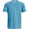 imageUnder Armour Mens Global Foundation ShortSleeve TShirtBlue Topaz