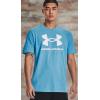imageUnder Armour Mens Global Foundation ShortSleeve TShirtBlue Topaz