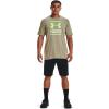 imageUnder Armour Mens Global Foundation ShortSleeve TShirtKhaki Gray 037Quirky Lime