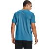 imageUnder Armour Mens Global Foundation ShortSleeve TShirtRadar Blue 422Black