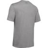 imageUnder Armour Mens Global Foundation ShortSleeve TShirtSteel Light Heather 036American Blue