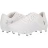 imageUnder Armour Unisex Adult Magnetico Select 30 Soccer Shoe100 WhiteWhiteMetallic Silver