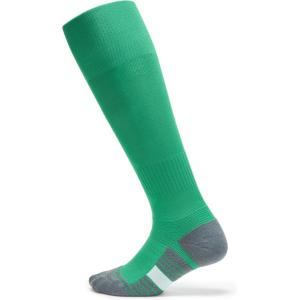 imageUnder Armour Kids Youth Magnetico Over the Calf Socks 1 Pack305 Team Kelly Green  Pitch Gray  White