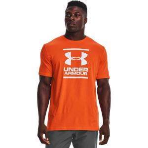 imageUnder Armour Mens Global Foundation ShortSleeve TShirtTeam Orange 800White
