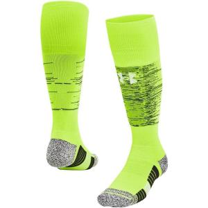 imageUnder Armour Unisex Adult Magnetico Pocket Over the Calf Socks 1 Pack731 High Vis Yellow  Black  White