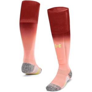 imageUnder Armour Unisex Adult Magnetico Pocket Over the Calf Socks 1 Pack897 Flare Orange  Earthen Orange  Morph Green