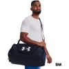 imageUnder Armour UnisexAdult Undeniable 50 Duffle  Pitch Gray Medium Heather 012Black  SmallMidnight Navy 410Metallic Silver