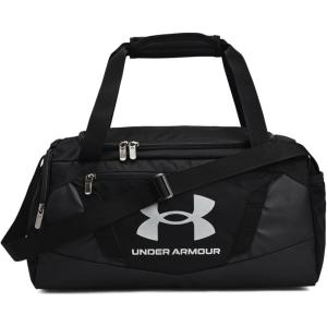 imageUnder Armour UnisexAdult Undeniable 50 Duffle  Pitch Gray Medium Heather 012Black  SmallBlack 001Metallic Silver