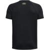 imageUnder Armour Boys Logo Short Sleeve Tee Shirt004 Black   Lime Surge