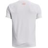 imageUnder Armour Boys Logo Short Sleeve Tee Shirt102 White   Frosted Orange