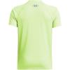 imageUnder Armour Boys Logo Short Sleeve Tee Shirt304 Morph Green   Tech Blue