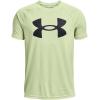 imageUnder Armour Boys Logo Short Sleeve Tee Shirt369 Phosphor Green   Black