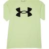 imageUnder Armour Boys Logo Short Sleeve Tee Shirt369 Phosphor Green   Black