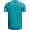 imageUnder Armour Boys Logo Short Sleeve Tee Shirt464 Circuit Teal   Black