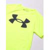 imageUnder Armour Boys Logo Short Sleeve Tee ShirtHighvis Yellow 732Pitch Gray