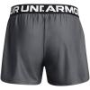 imageUnder Armour Girls Play Up Solid Shorts013 Pitch Gray   Metallic Silver